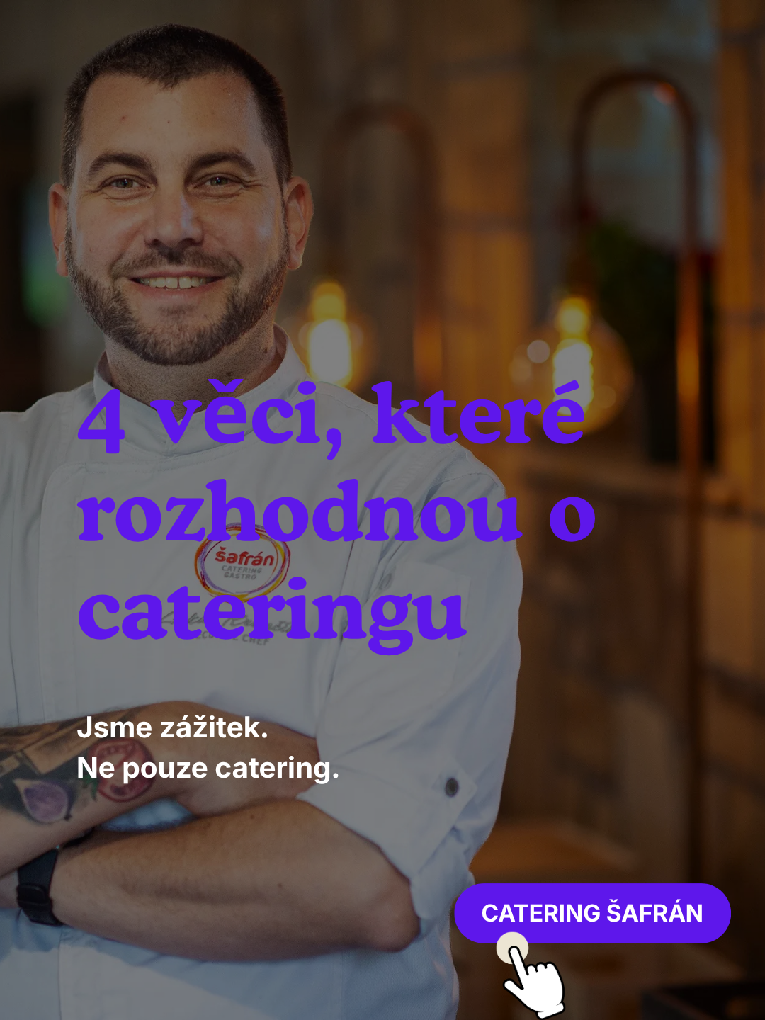 Ukázka reklamy na Facebooku a Instagramu pro Catering Šafrán, 4 věci, které rozhodnou o cateringu